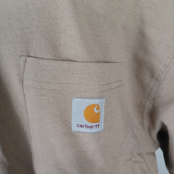 Carhartt Loose Fit Pocket Tee NEW Mens Medium Beige -Heavyweight -Short Sleeve - Picture 4 of 15